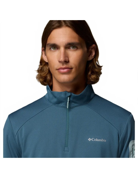 Felpa Columbia TECH KNIT 1/4 ZIP