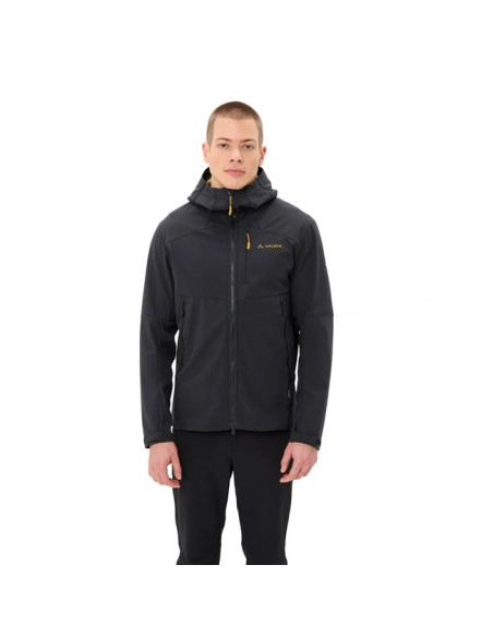 Bunda Vaude ROCCIA SOFTSHELL JKT II Black/Savanna