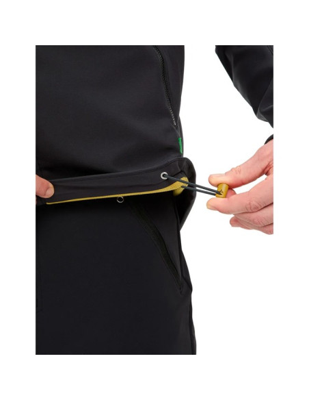 Giacca Vaude ROCCIA SOFTSHELL JKT II Black/Savanna