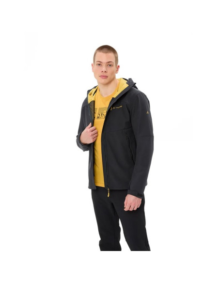 Bunda Vaude ROCCIA SOFTSHELL JKT II Black/Savanna