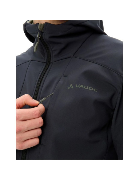 Jacket Vaude CYCLONE HOODED JKT Black/Khaki