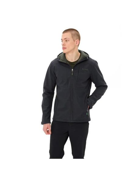 Jacket Vaude CYCLONE HOODED JKT Black/Khaki