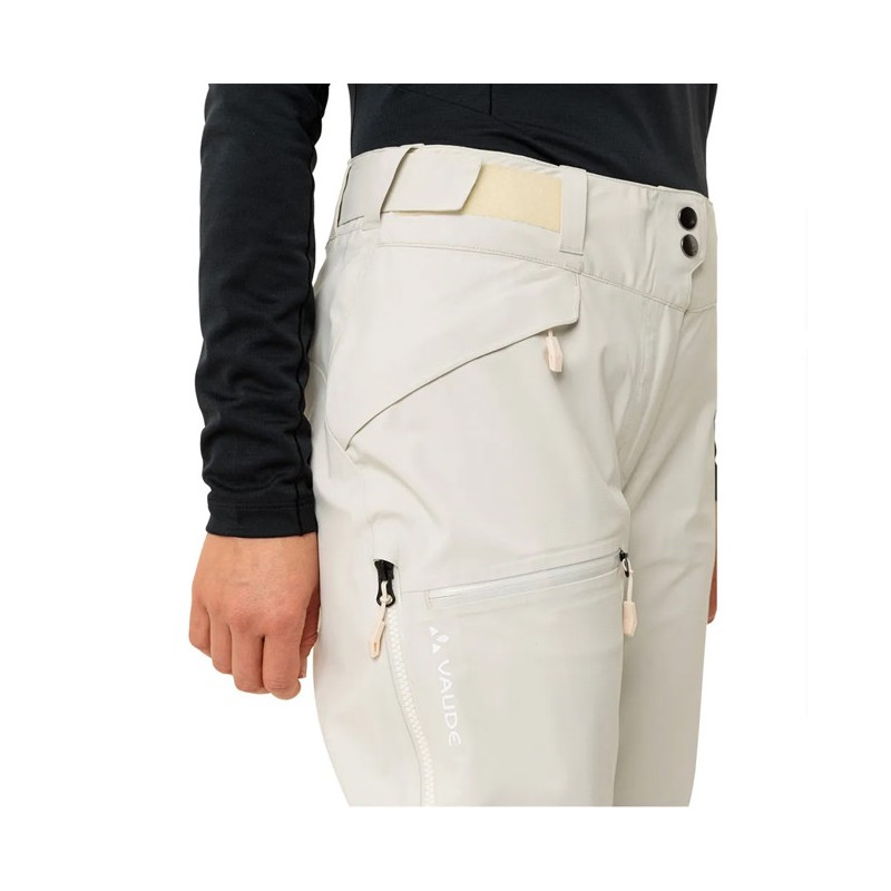 Kalhoty Vaude MONVISO 3L PANTS Ecru