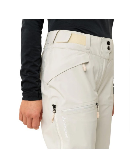 Kalhoty Vaude MONVISO 3L PANTS Ecru