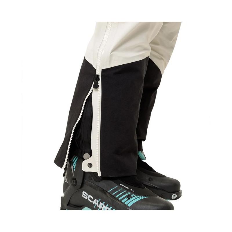 Nohavice Vaude MONVISO 3L PANTS Ecru