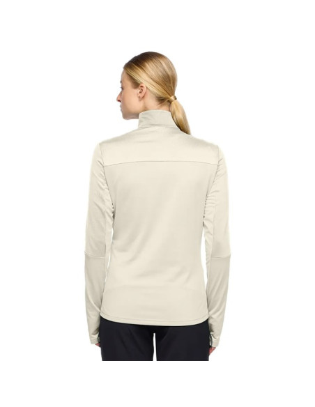 Fliskakna Vaude LIVIGNO HALFZIP II Ecru