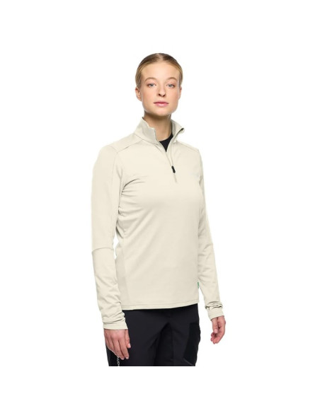 Pile Vaude LIVIGNO HALFZIP II Ecru