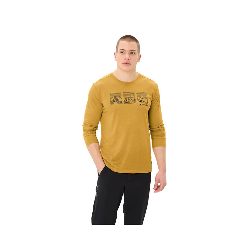 Tričko Vaude ROSEMOOR LS T-SHIRT III Savanna
