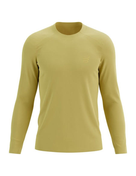 Póló Compressport PERFORMANCE LS TSHIRT M Ceylon Yellow