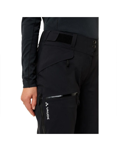 Nohavice Vaude MONVISO 3L PANTS Black