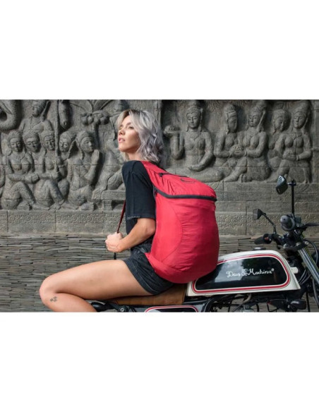 Back Pack Ticket To The Moon Plus Burgundy (25L)