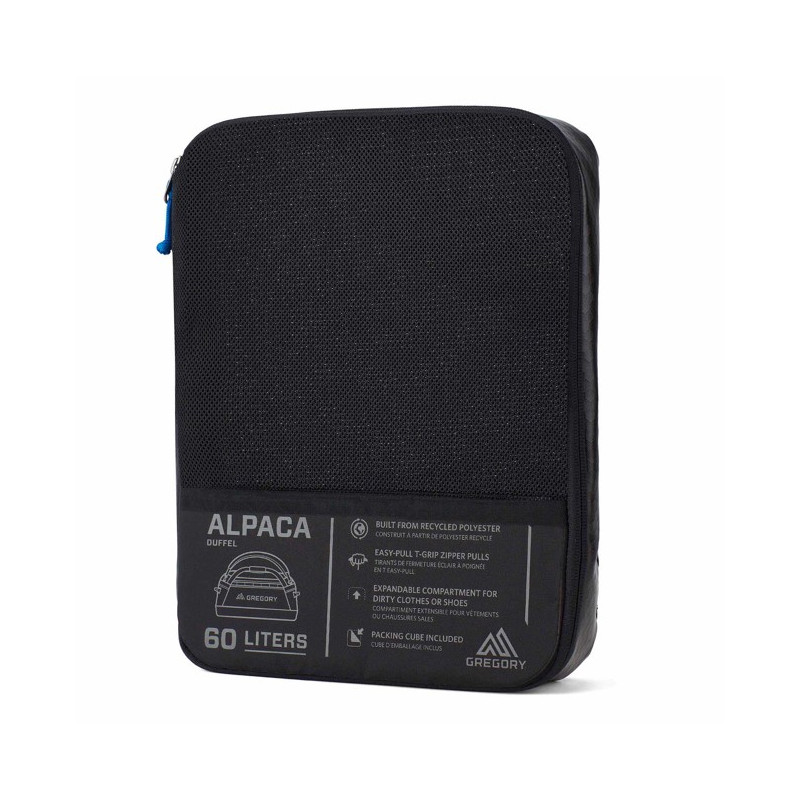 Táska Gregory ALPACA 60 Obsidian Black