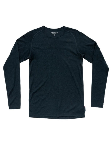 Póló Devold MERINO 190 BASE SHIRT MAN Ink