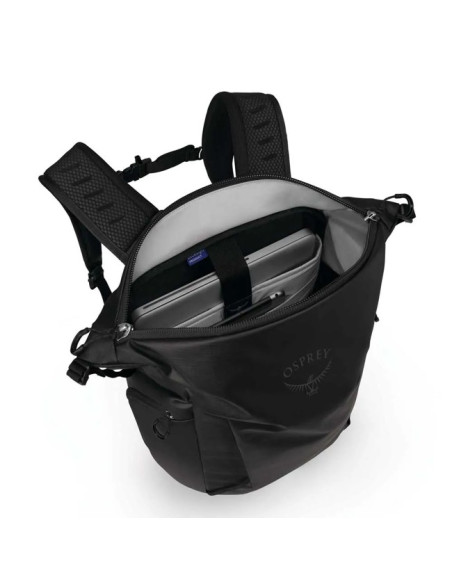Batoh na záda Osprey TRANSPORTER ZINCH Raven Black/Black