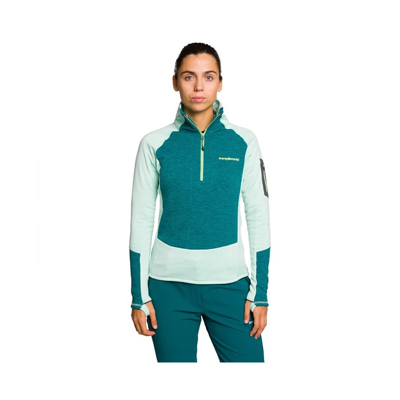 Sweatshirt Trangoworld BRENTA Verde/Verde Claro