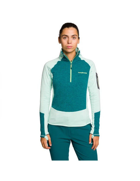 Sudadera Trangoworld BRENTA Verde/Verde Claro