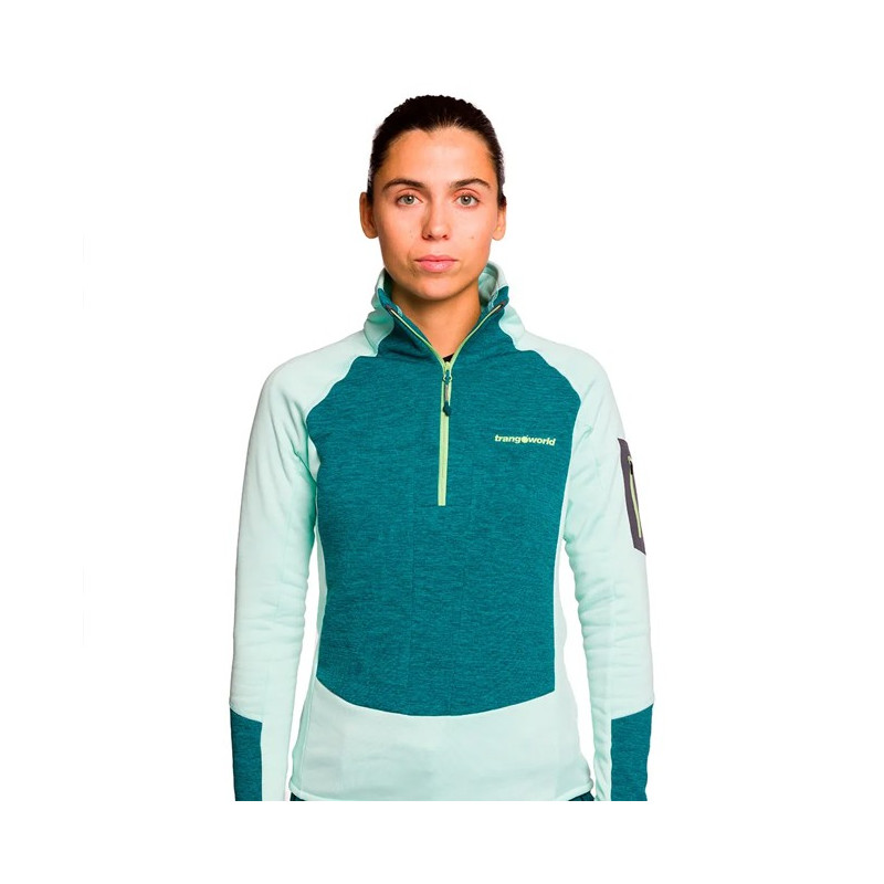 Bluza Trangoworld BRENTA Verde/Verde Claro