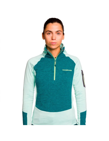 Sudadera Trangoworld BRENTA Verde/Verde Claro