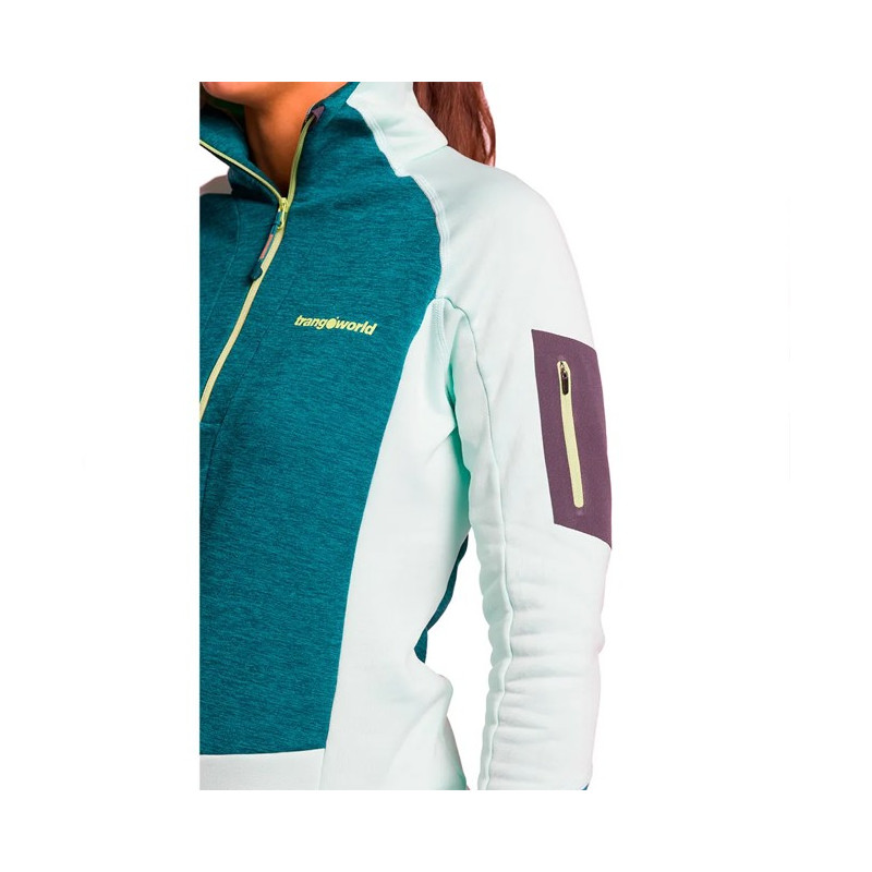 Sudadera Trangoworld BRENTA Verde/Verde Claro