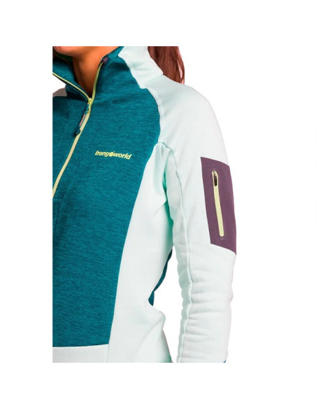 Sudadera Trangoworld BRENTA Verde/Verde Claro