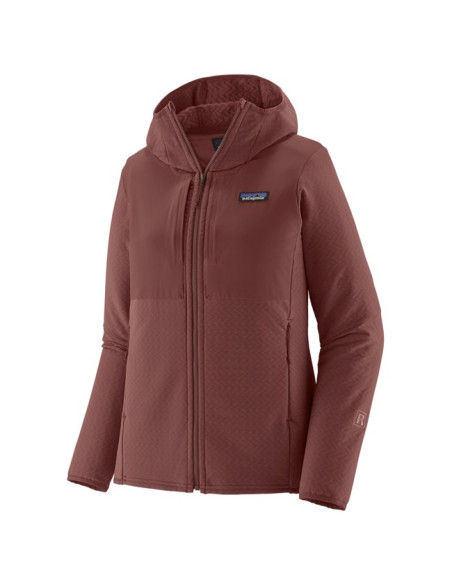 Bunda Patagonia R2 CROSSSTRATA HOODY Dark Ruby