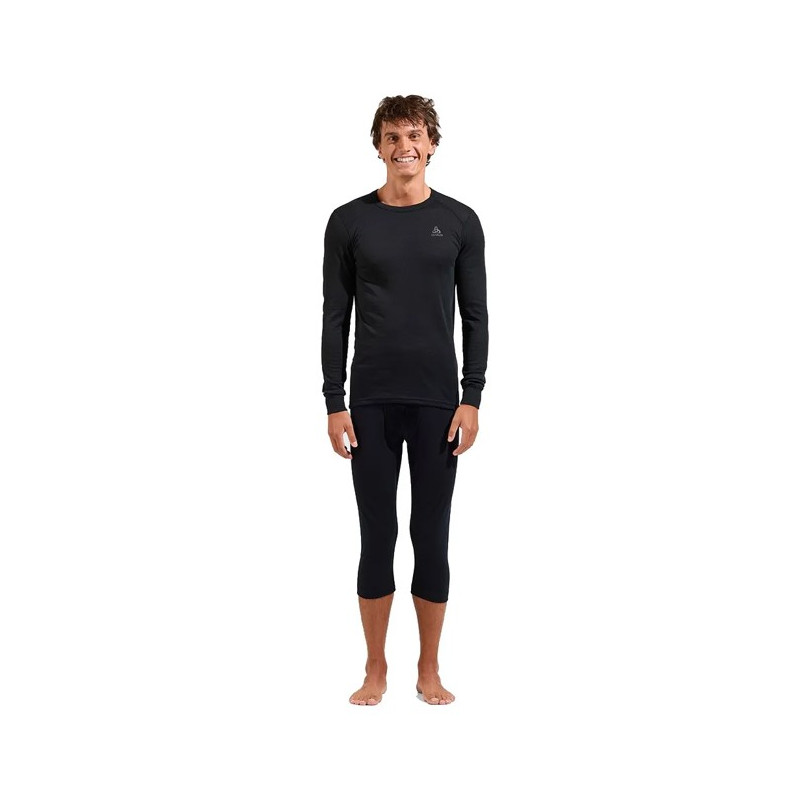 Leggings Odlo BL BOTTOM 3/4 MERINO 200 Black