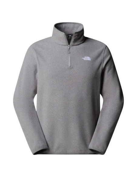 Pile The North Face M GLACIER 1/4 ZIP Mid Gre