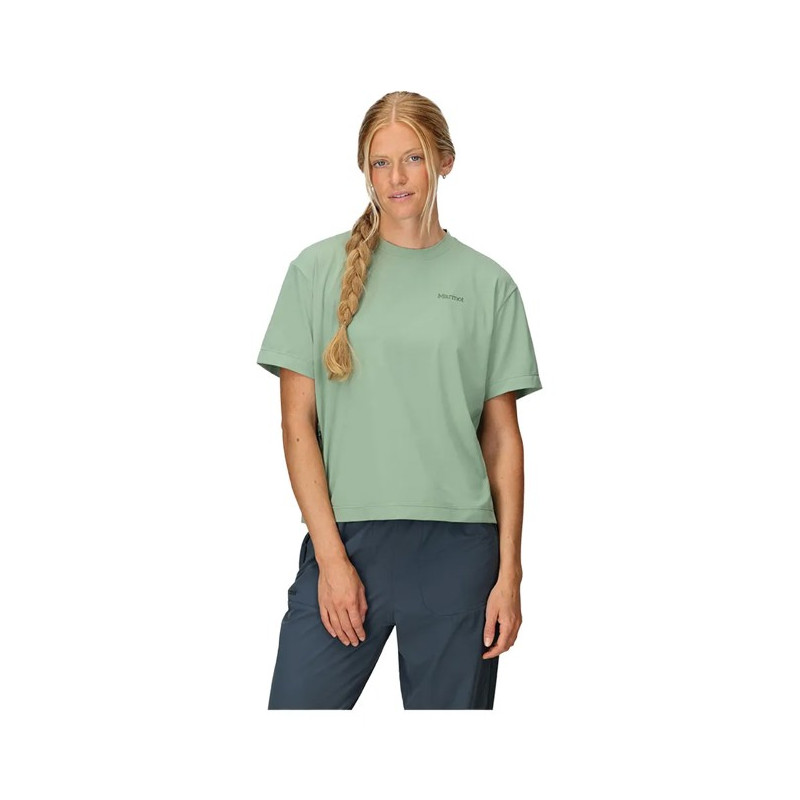 T-paita Marmot AIREXCHANGE SOLARSHIELD CREW SS Agate