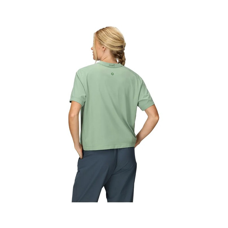 T-shirt Marmot AIREXCHANGE SOLARSHIELD CREW SS Agate