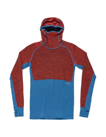 Camisola com capuz Devold TUVEGGA MERINO MAN Cayenne