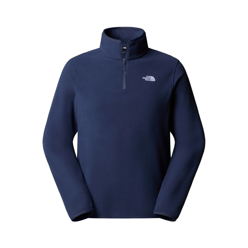 Fleece The North Face M GLACIER 1/4 ZIP JKT Summit Navy