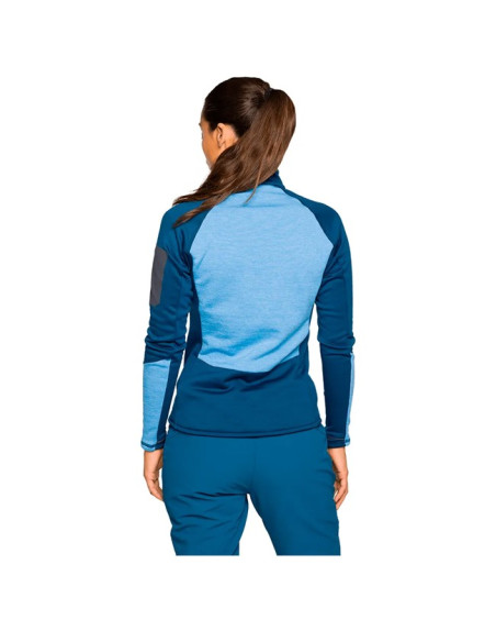 Sudadera Trangoworld BRENTA Azul Claro/Azul Oscuro