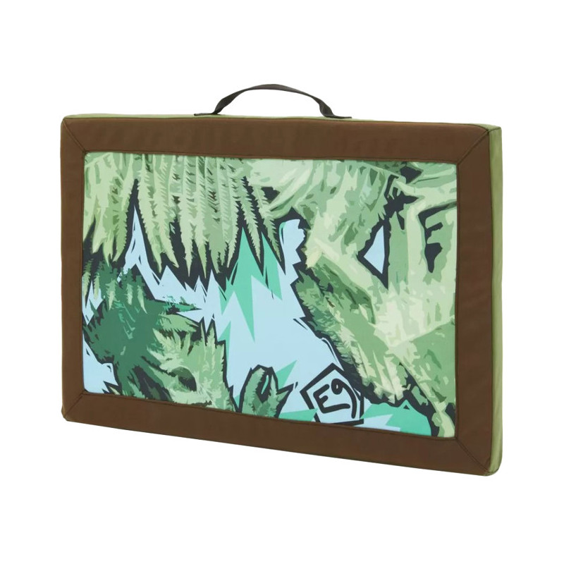 Materassino E9 GROOVE FERNS-S23 Brown-Green