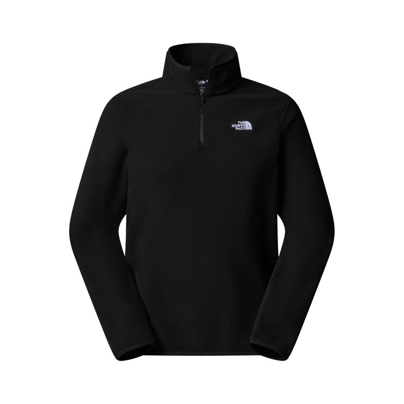 Fleece The North Face M GLACIER 1/4 ZIP JKT Black