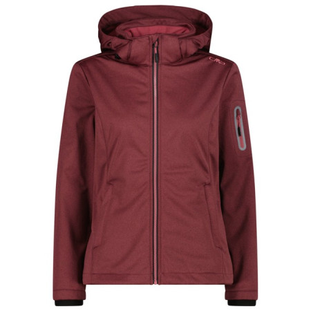 Jakke Cmp WOMAN ZIP HOOD Peony Mel