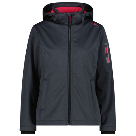 Jacket Cmp WOMAN ZIP HOOD Titanio Me