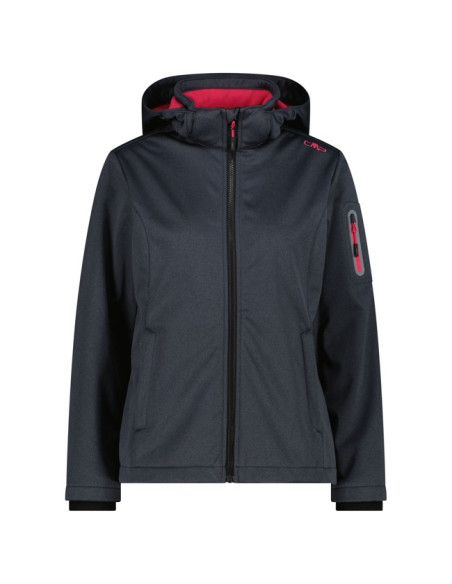 Bunda Cmp WOMAN ZIP HOOD Titanio Me