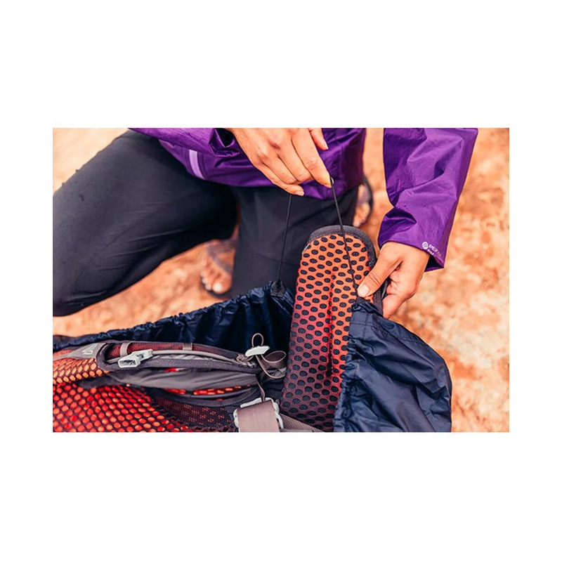 Capa de mochila Gregory RAINCOVER 50-80L Obsidian Black