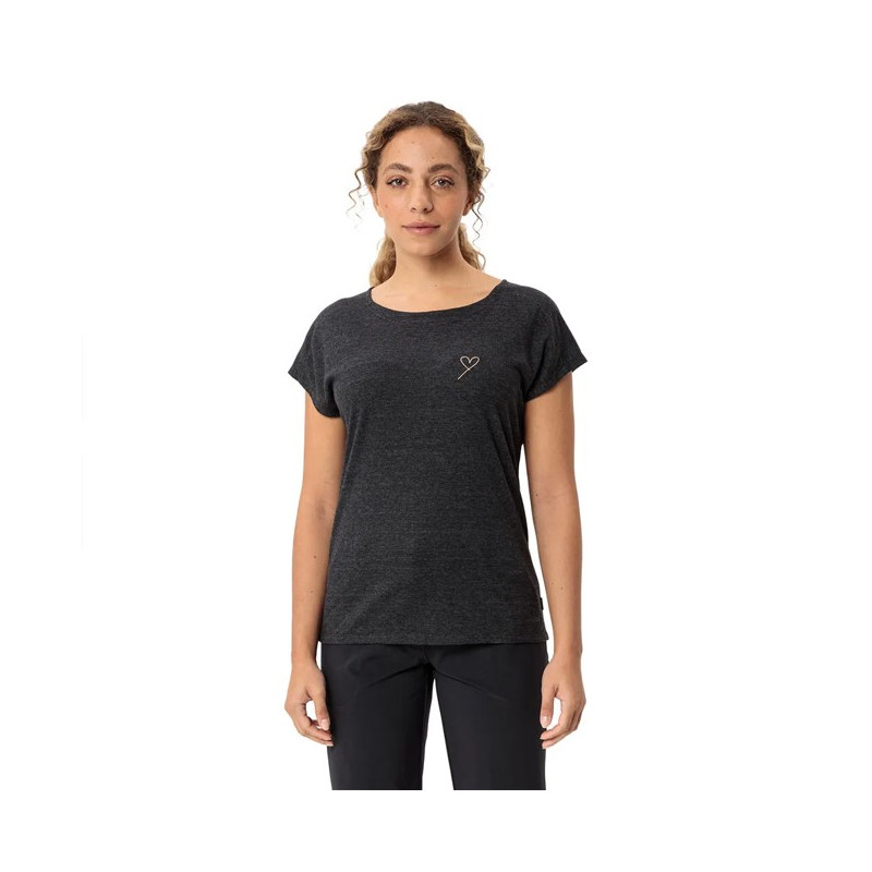 Koszulka Vaude NEYLAND T-SHIRT Black/Oat