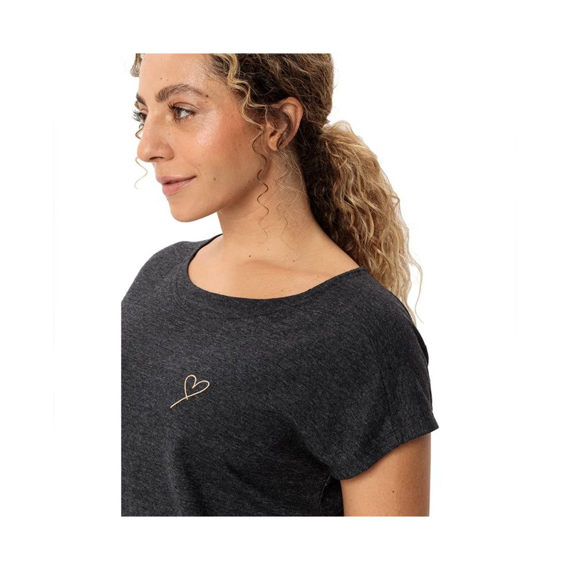 Koszulka Vaude NEYLAND T-SHIRT Black/Oat