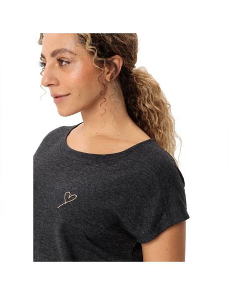 Koszulka Vaude NEYLAND T-SHIRT Black/Oat