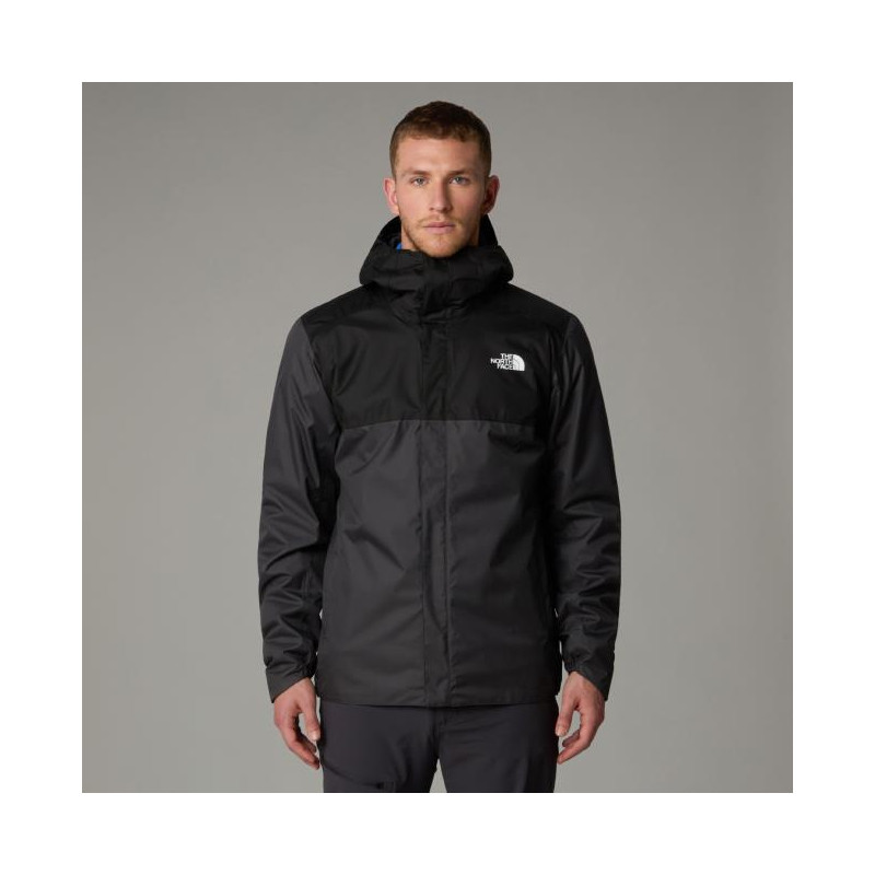 The North Face M QUEST ZIP-IN JKT Asphalt Grey-TNF Blac
