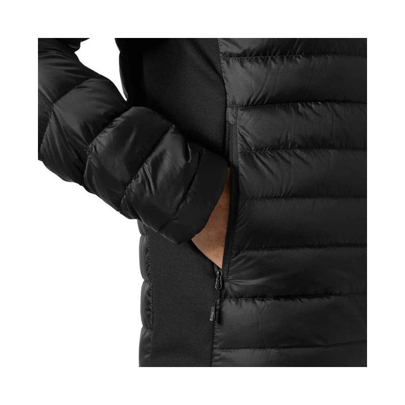 Jacke Helly Hansen VERGLAS DOWN HYBRID HOOD 2.0 Black