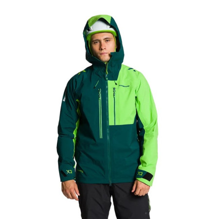 Bunda Trangoworld TRX2 SHELL EVO Verde Oscuro/Ver