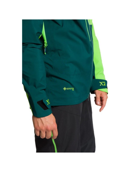 Bunda Trangoworld TRX2 SHELL EVO Verde Oscuro/Ver