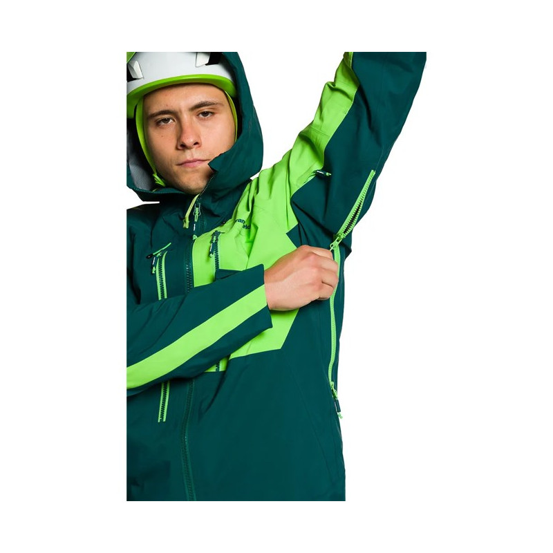 Bunda Trangoworld TRX2 SHELL EVO Verde Oscuro/Ver