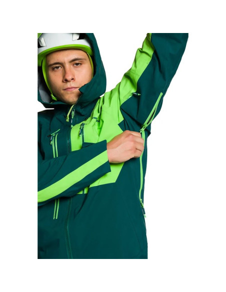 Bunda Trangoworld TRX2 SHELL EVO Verde Oscuro/Ver