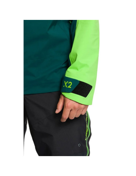 Bunda Trangoworld TRX2 SHELL EVO Verde Oscuro/Ver