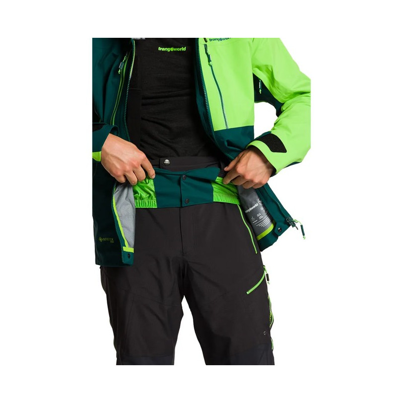 Bunda Trangoworld TRX2 SHELL EVO Verde Oscuro/Ver