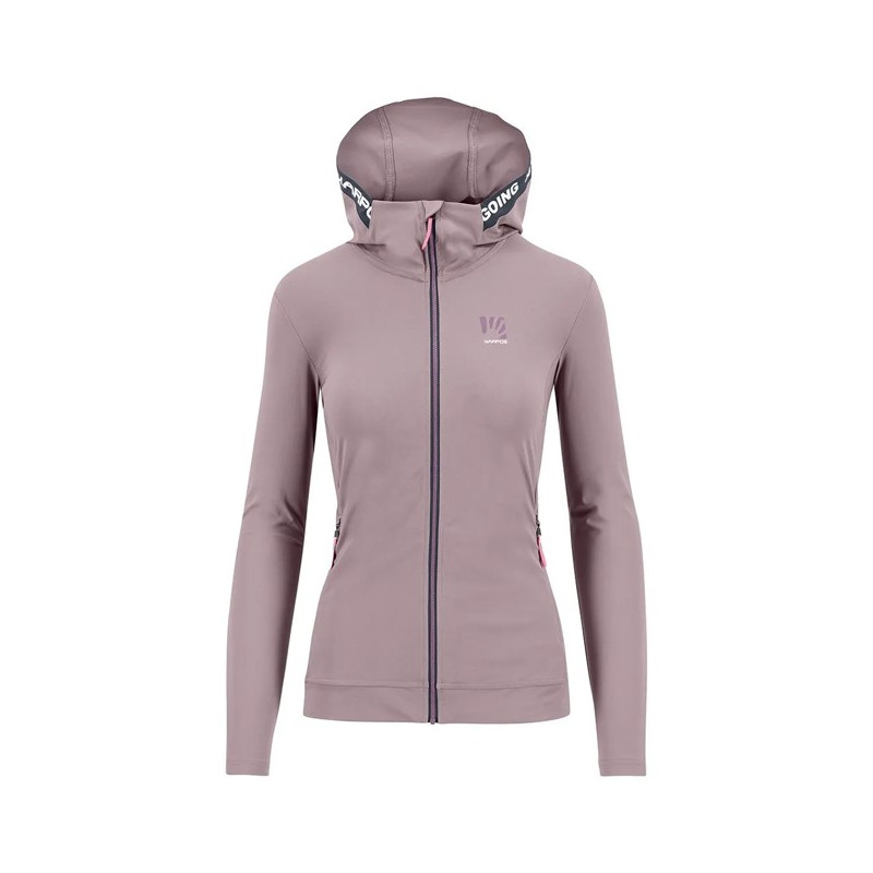 Pulóver Karpos EASYFRIZZ FULL-ZIP HOODIE Nirvana/Ombr